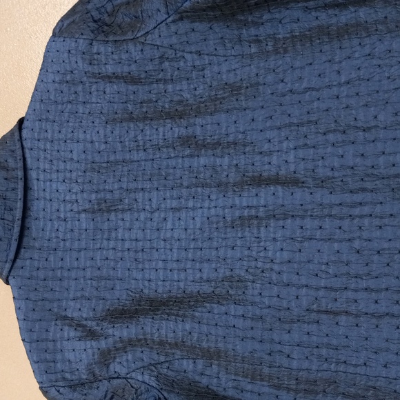 Erin London Midnight Blue and Black Shimmer, 2 Pocket Dress Jacket - Picture 11 of 13